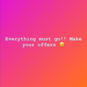 EVERYTHING MUST GO